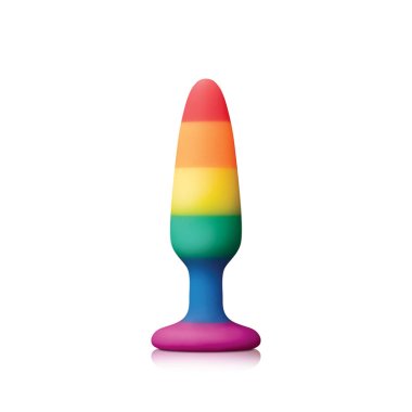 Colours Pride PleasurePlug-Sm R/bow