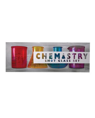 Chemistry Shot Glass Set - Set of 4