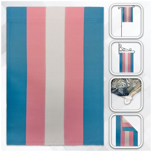 Transgender Pride 12\" x 18\" Garden Flag*