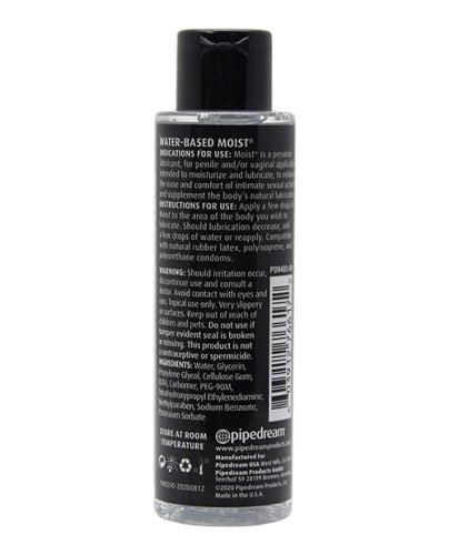 Moist Backdoor Formula Water-Based Personal Lubricant - 4.4oz