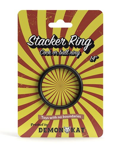 Demon Kat 1.4\' Stacker Ring - Black