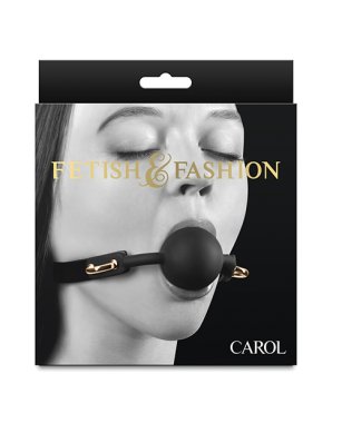 Fetish & Fashion Carol Ball Gag - Black