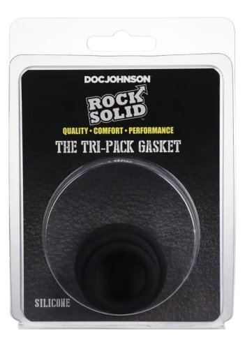 ROCK SOLID TRI-PACK GASKET BLACK