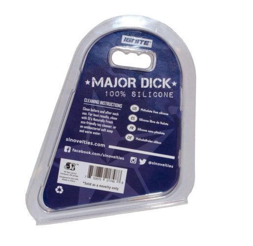 MAJOR DICK COMMANDO SILICONE DONUT BLUE CAMO (1.75IN./44MM)