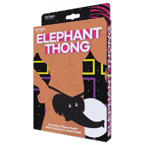 ELEPHANT THONG BLACK