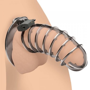 Stainless Spiked Chastity Cage *bulk pkg