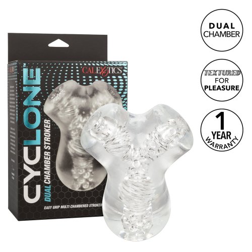 Cyclone Dual Chamber Frotting Stroker