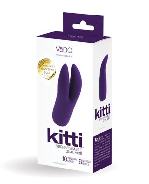 VeDO Kitti Rechargeable Dual Vibe - Deep Purple
