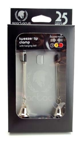 ADJUSTABLE TWEEZER CLAMP W/NICKEL BELL