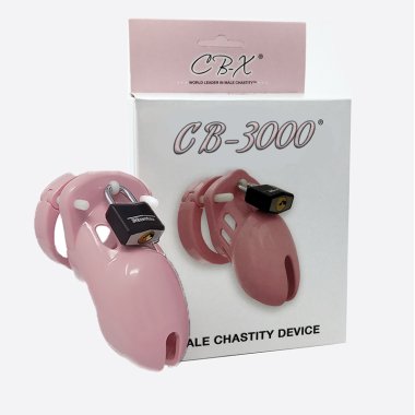CB-3000 KIT 3IN PINK COCK CAGE