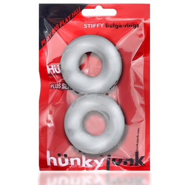 STIFFY 2-PACK C-RINGS CLEAR ICE (NET)