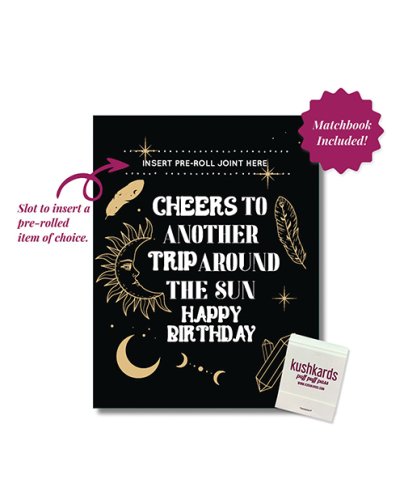 Cheers to Another Trip Around the World Greeting Card w/Matchbook