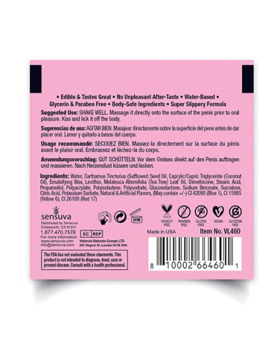 Lic O Licious Oral Delight Cream - 6ml Packet Cotton Candy