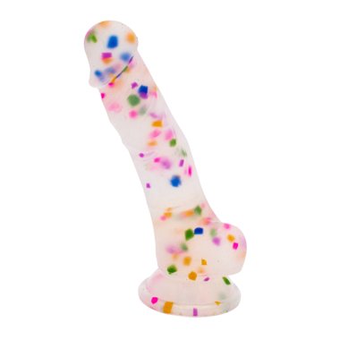 Cock-A-Palooza Confetti Silicone Dildo