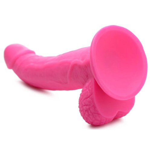 POP 7.5\" Dildo with Balls - Pink