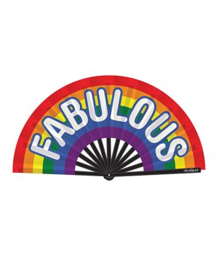 Wood Rocket Fabulous Fan - Rainbow