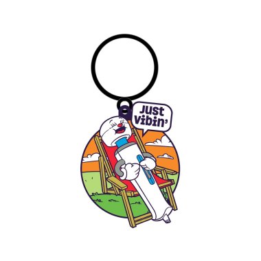 Fuck Buddies Just Vibin' Keychain