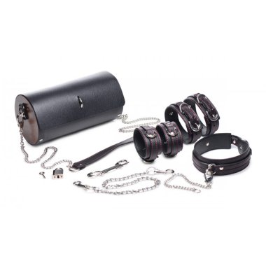 Kinky Clutch Black Bondage Set w/ Case