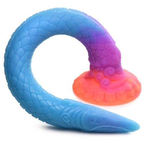 Makara Glow-In-Dark Silicone Snake Dildo