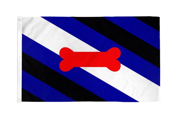 Puppy Pride Flag 3\' X 5\' Polyester
