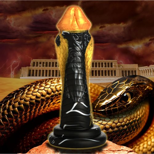 Golden Mamba Snake Silicone Dildo