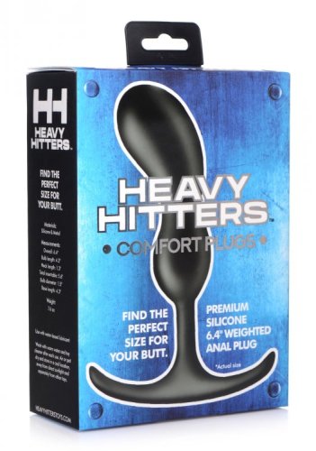 HEAVY HITTERS COMFORT PLUGS 6.4IN ANAL PLUG MEDIUM