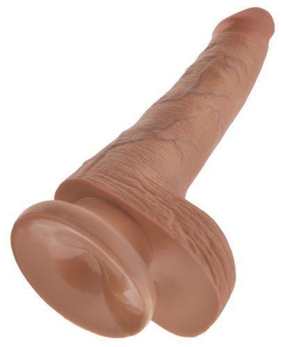 King Cock 6\" Cock w/Balls - Tan