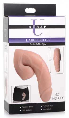 STRAP U LARGE BULGE SOFT PACKER DILDO LIGHT