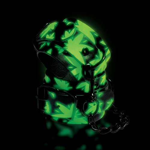 STONER VIBES WRIST CUFFS GLOW IN THE DARK CHRONIC COLLECTION