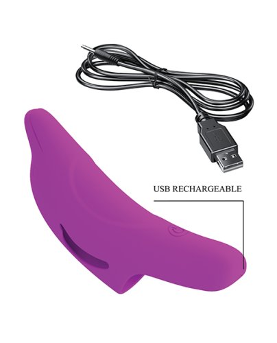 Pretty Love Delphini Dolphin Honey Finger Vibe - Fuchsia