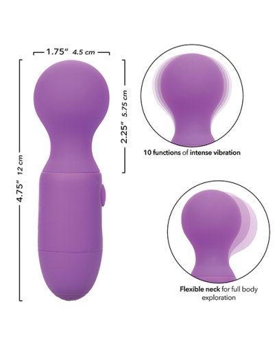 First Time Rechargeable Vibrator Massager - Purple