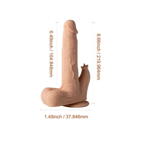 Colter App-Enabled Thrust/Licking Dildo