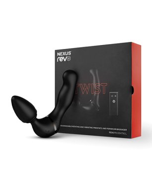 Nexus Revo Twist Rotating & Vibrating Massager - Black