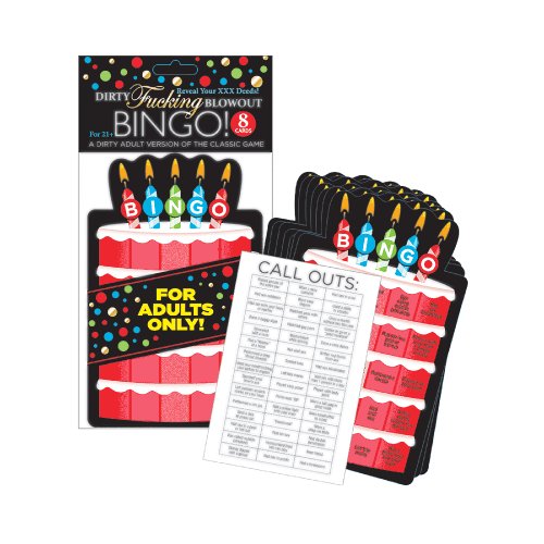 Dirty Fucking Blowout Bingo Party Game