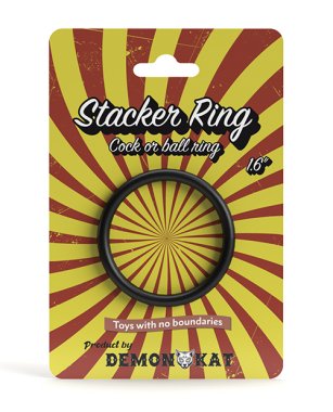 NO ETA Demon Kat 1.6' Stacker Ring - Black