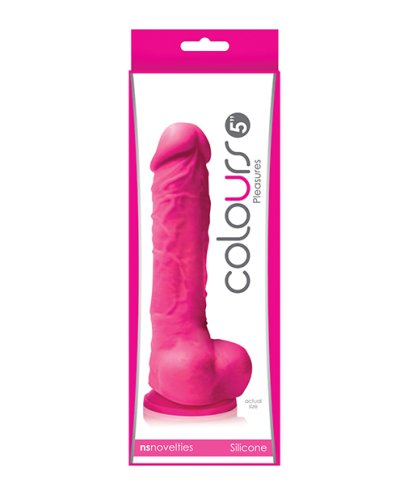 Colours Pleasures 5\" Dildo w/Suction Cup - Pink