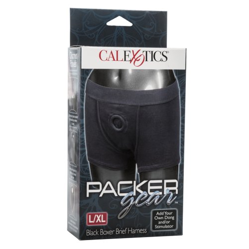 PACKER GEAR BLACK BOXER HARNESS L/XL