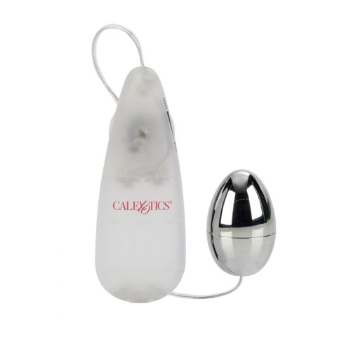 POCKET EXOTICS VIBRATING SILVER EGG