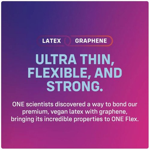 ONE FLEX Graphene Condoms - 10 pk