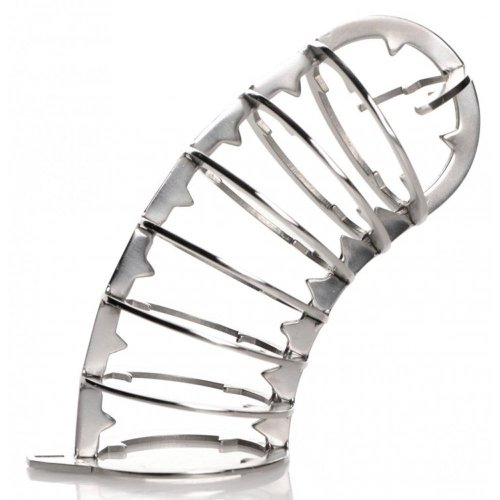 Stainless Spiked Chastity Cage *bulk pkg