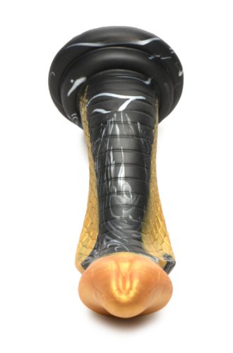 Golden Mamba Snake Silicone Dildo