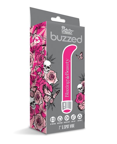 Buzzed 7\" G-Spot Vibe - Blazing Beauty Pink