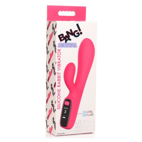 Bang! Digital Silicone Rabbit Vibrator