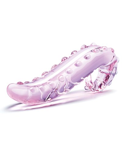 Glas 6\" Lick-it Glass Dildo - Pink