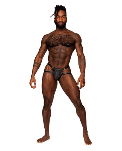 Rude Awakening Mesh Ring Jock Black S/M