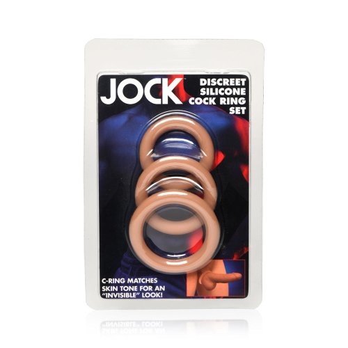 JOCK Discrete Silicone CockRing Set Tan