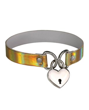 Plesur Holographic Lock Collar - Gold