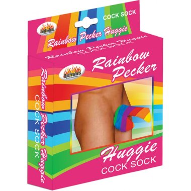 Rainbow Pecker Huggie Cock Sock
