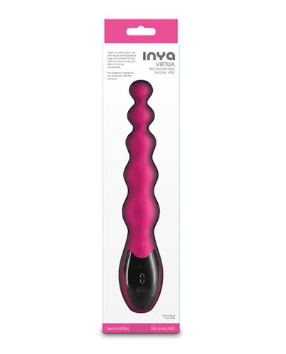 INYA Virtua Digital Beaded Anal Vibrator - Pink