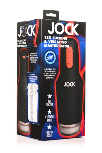 JOCK 15X SUCKING & VIBRATING MASTURBATOR